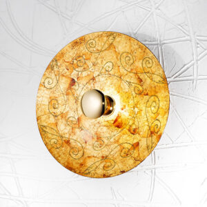 Wandleuchte LUNA, Gold 24K, Medici Gold