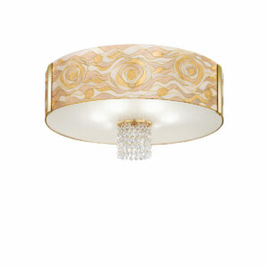 Deckenleuchte EMOZIONE, KOLARZ Pure, Gold 24K, Aqua Champagne