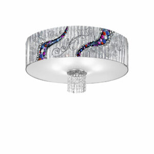 Deckenleuchte EMOZIONE, KOLARZ Pure, Chrom, Kiss Silber