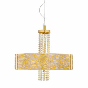 Hängeleuchte EMOZIONE, KOLARZ Pure, Gold 24K, Aqua Champagne