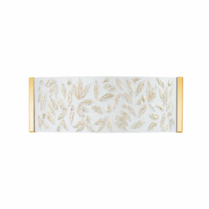 Wandleuchte EMOZIONE, Gold 24K, Liberta Weiß/Gold