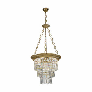 Luster MILORD CRYSTAL, KOLARZ Pure, Altmessing