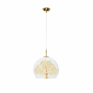 Hängeleuchte LUNA, Gold 24K, Albero Gold