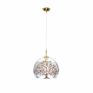 Hängeleuchte LUNA, Gold 24K, Albero Multi Transparent