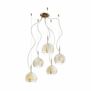 Hängeleuchte LUNA, Gold 24K, Albero Gold