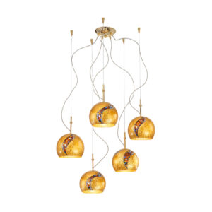 Hängeleuchte LUNA, Gold 24K, Kiss Gold