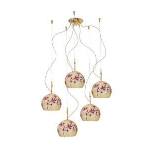 Hängeleuchte LUNA, Gold 24K, Primavera Gold