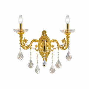 Wandleuchte CONTARINI CRYSTAL, KOLARZ Pure, Gold 24K