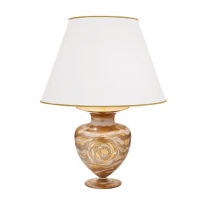 Tischleuchte ANFORA, Gold 24K, Aqua Champagne