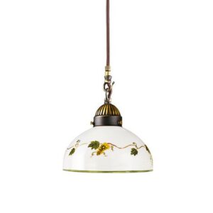 Hängeleuchte NONNA, Altmessing, Vino, Glatter Rand