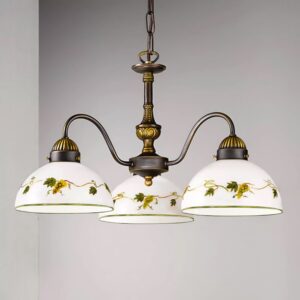 Luster NONNA, Altmessing, Vino Glatter Rand