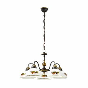 Luster NONNA, Altmessing, Fragolino, Glatter Rand