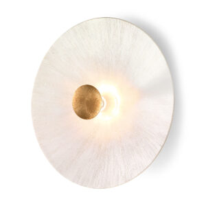 Wandleuchte MOON, Weiß, Sun Weiß/Gold