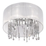 Luster PARALUME, KOLARZ Pure,   Organza Stoff, Chrom