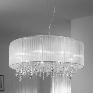 Luster PARALUME, KOLARZ Pure,   Organza Stoff, Chrom