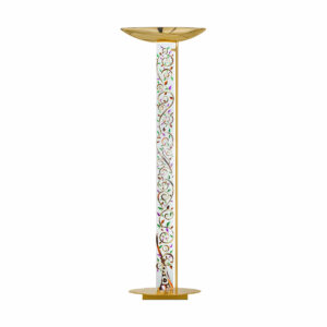 Bodenleuchte DELPHI, Gold 24K, Albero Multi Transparent
