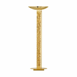 Bodenleuchte DELPHI, Gold 24K, Liberta Gold/Weiß