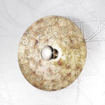 Wandleuchte LUNA, Chrom, Medici Silber