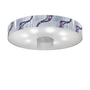 Deckenleuchte EMOZIONE, KOLARZ Pure, Chrom, Kiss Silber