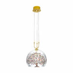 Hängeleuchte LUNA, Gold 24K, Albero Multi Transparent
