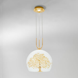 Hängeleuchte LUNA, Gold 24K, Albero Gold