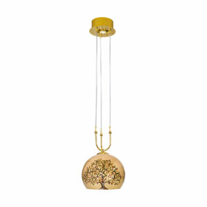 Hängeleuchte LUNA, Gold 24K, Albero Multi