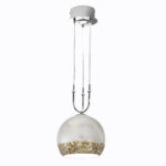 Hängeleuchte LUNA, Chrom, Liberta Silber