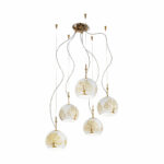 Hängeleuchte LUNA, Gold 24K, Albero Gold