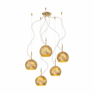 Hängeleuchte LUNA, Gold 24K, Medici Gold