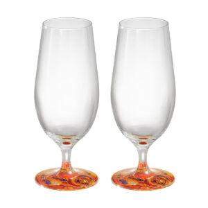 Bier-/Wassertulpe 2Er Set Aqua