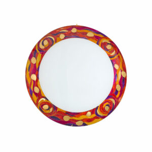 Deckenleuchte SERENA, Gold 24K, Aqua Red