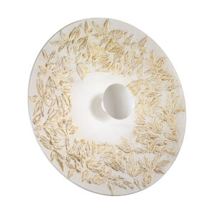 Wandleuchte LUNA, Weiß, Liberta Weiß/Gold