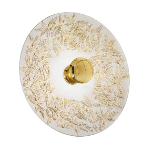 Wandleuchte LUNA, Gold 24K, Liberta Weiß/Gold