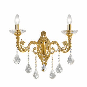 Wandleuchte CONTARINI CRYSTAL, KOLARZ Pure, Französisch Gold