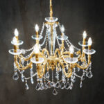 Luster CONTARINI CRYSTAL, KOLARZ Pure, Französisch Gold