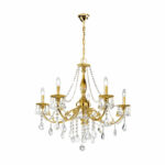 Luster PISANI/PISANI CRYSTAL, KOLARZ Pure, Französisch Gold