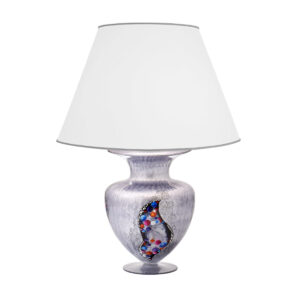 Tischleuchte ANFORA, Chrom, Kiss Silber