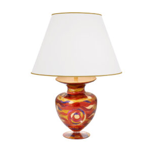 Tischleuchte ANFORA, Gold 24K, Aqua Red