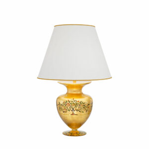 Tischleuchte ANFORA, Gold 24K, Albero Multi