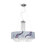 Hängeleuchte GIOIOSA, KOLARZ Optic,  Kiss Silber