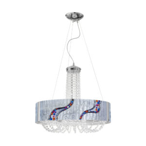 Hängeleuchte GIOIOSA, KOLARZ Optic,  Kiss Silber