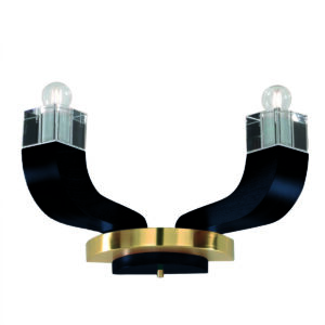 Wandleuchte RIVIERA, Schwarz