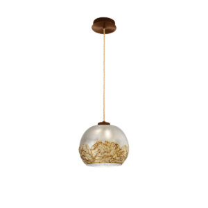 Hängeleuchte FANTASIA DECORATA, Corten, Liberta Silber