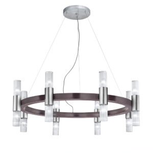 Luster GIRO, Brunito gebürstet / Nickel gebürstet