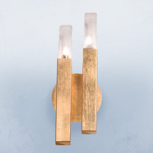 Wandleuchte SPIGOLO, Blattgold