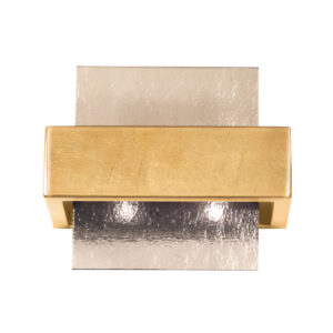 Wandleuchte RETTANGOLO, Blattgold