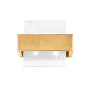 Wandleuchte RETTANGOLO, Blattgold