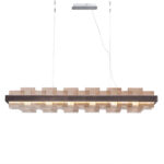 Luster RETTANGOLO, Brunito gebürstet / Nickel gebürstet