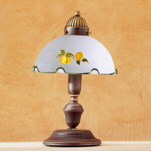 Tischleuchte NONNA, Altmessing, Limoncelli