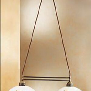 Luster NONNA, Altmessing, Fragolino Glatter Rand